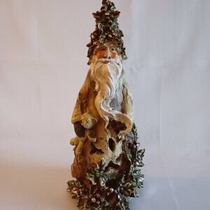 Ashland Holiday Home Botanical Noel Father Christmas Resin Figurine